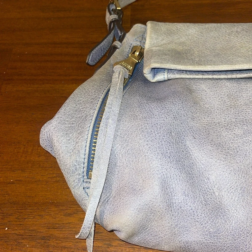 Aimee Kestenberg ladies Bali Hobo Bag in cool gray.